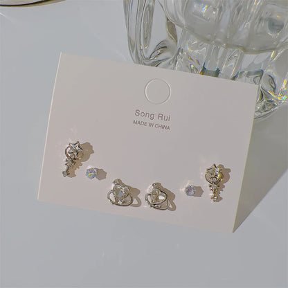 Adorable Coquette Pink Heart Earrings
