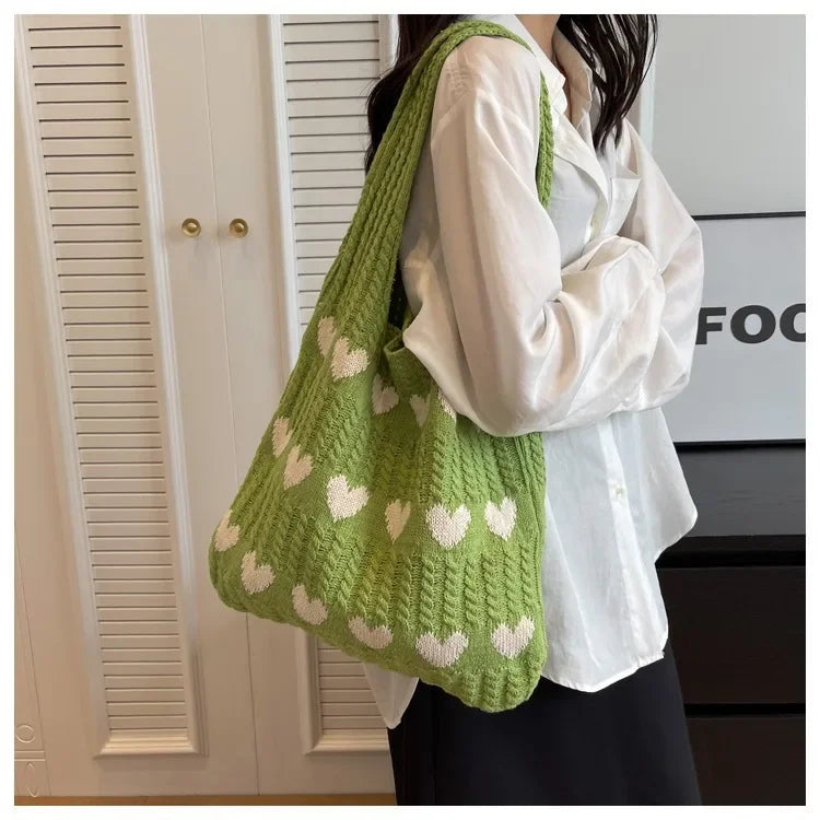 Coquette Love You More Crochet Shopper