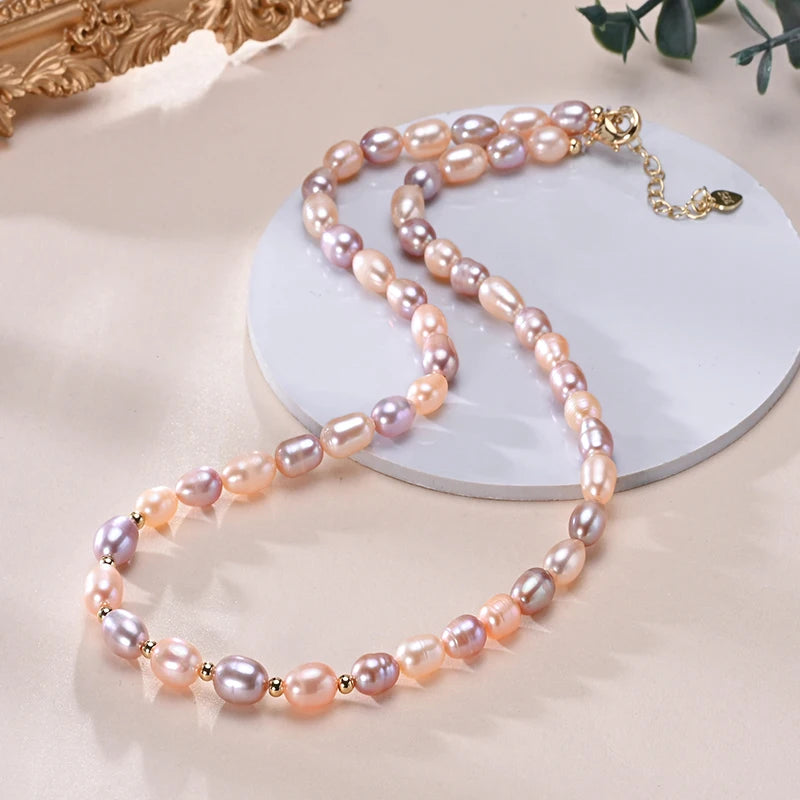 Coquette Charm Pearl Necklace