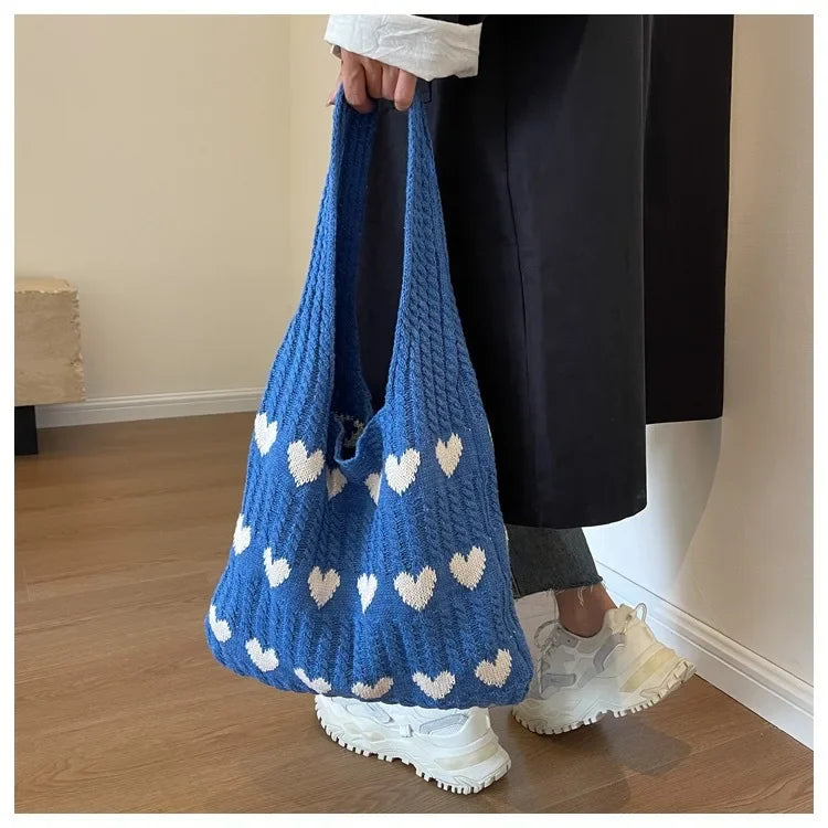 Coquette Love You More Crochet Shopper