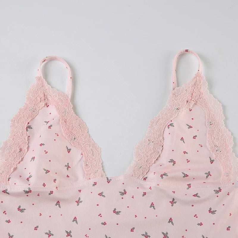 Coquette Dreamy Pink Floral Lounge Set