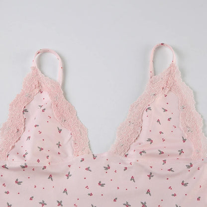 Coquette Dreamy Pink Floral Lounge Set