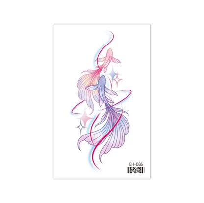 Coquette Twinkle Colorful Temporary Tattoo Sticker