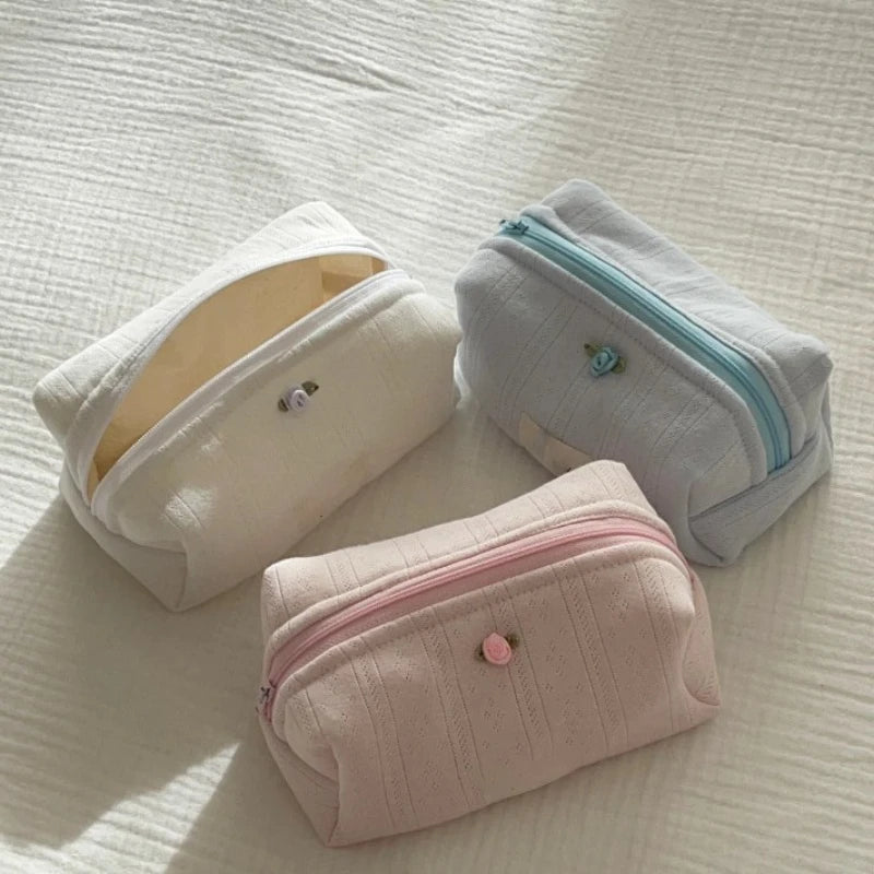 Coquette Cozy Twinkle Floral Makeup Case