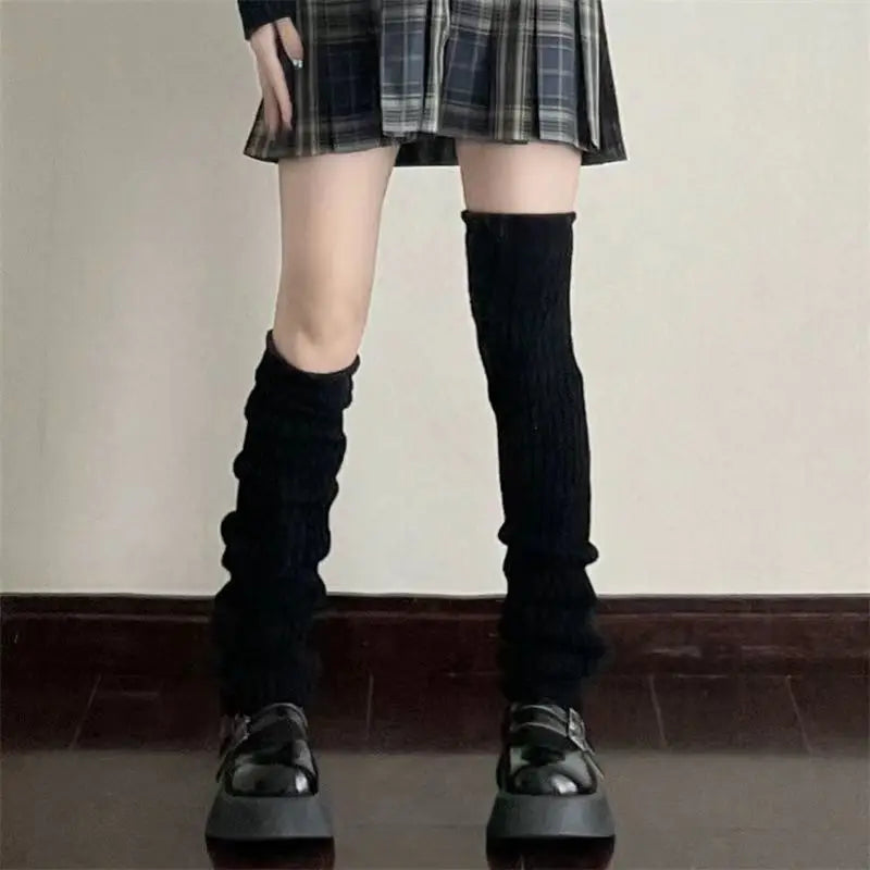 Coquette Lolita Ribbon Knit Leg Warmers