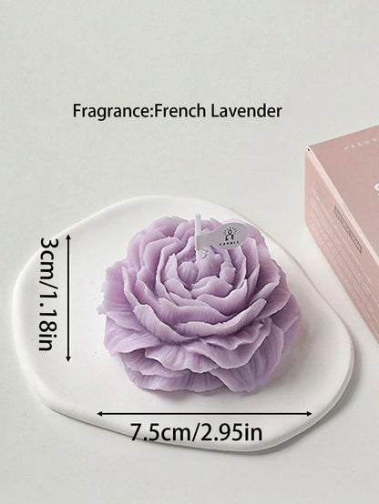 Coquette Peony Flower Scented Candle