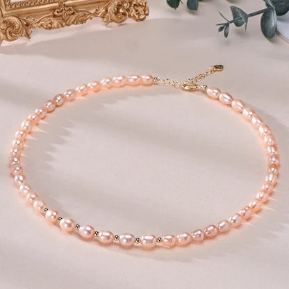 Coquette Charm Pearl Necklace