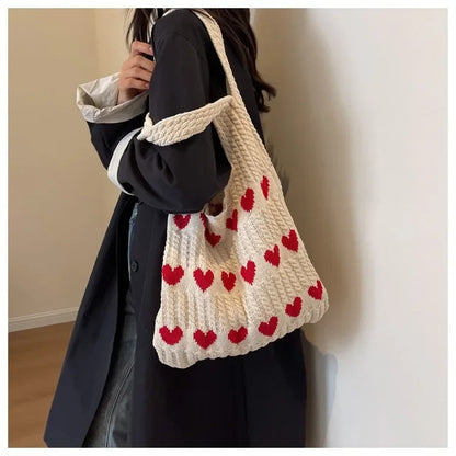 Coquette Love You More Crochet Shopper