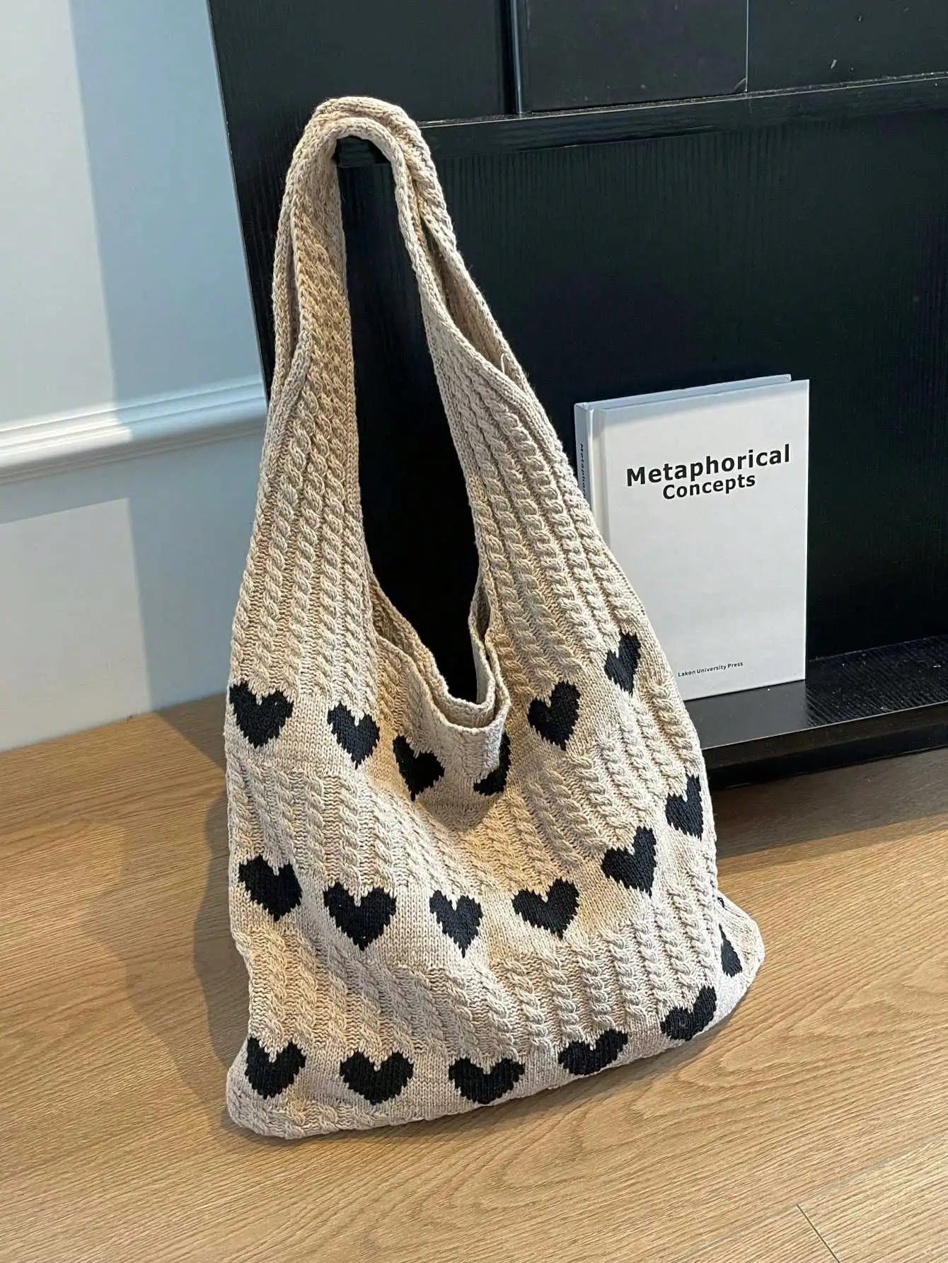 Coquette Love You More Crochet Shopper