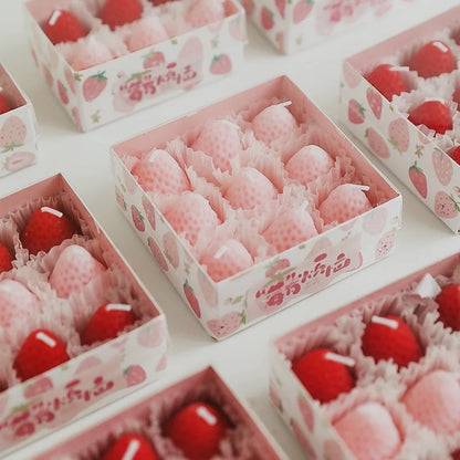 Coquette Strawberry Scented Candle Gift Box