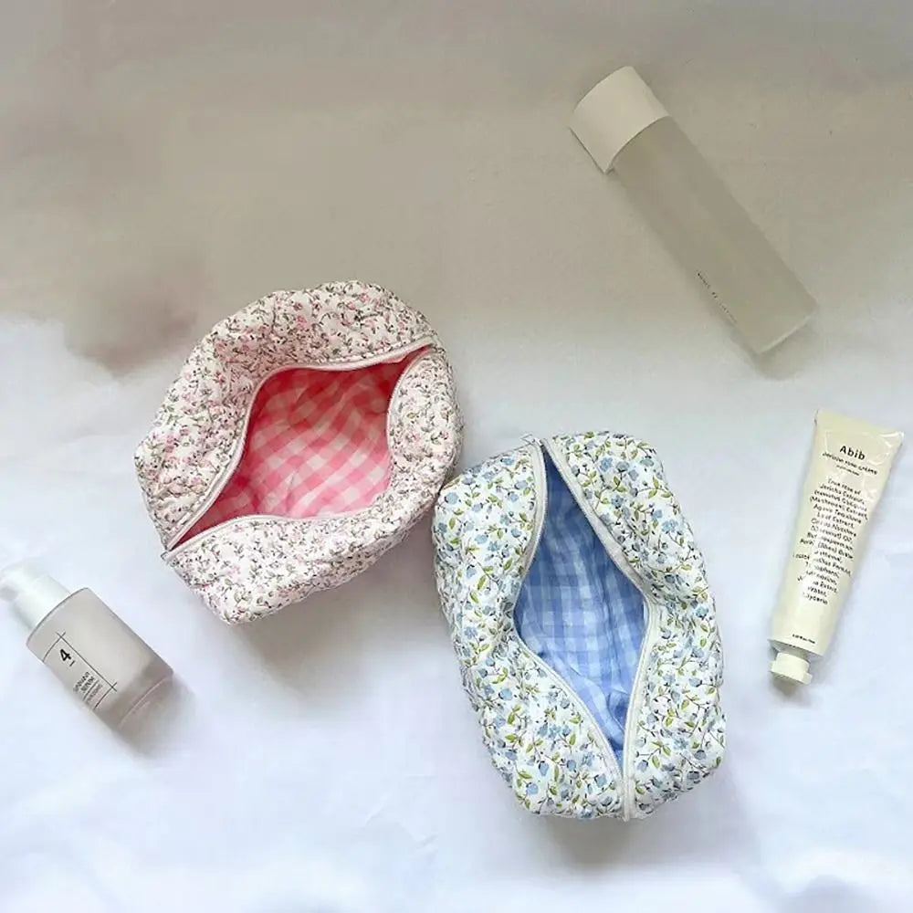 Coquette Floral Makeup Bag