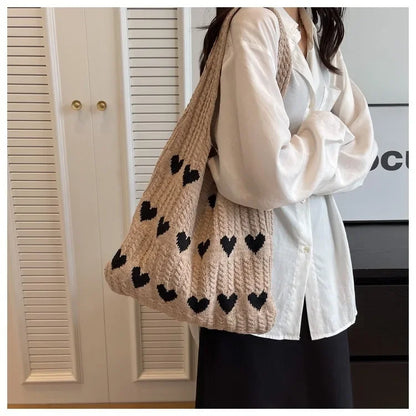 Coquette Love You More Crochet Shopper
