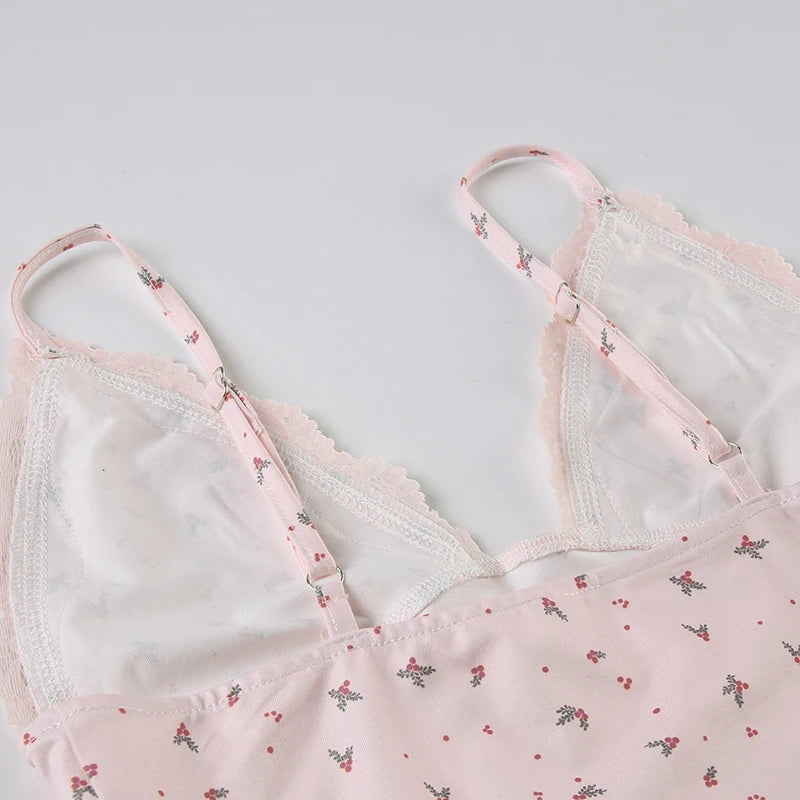 Coquette Dreamy Pink Floral Lounge Set