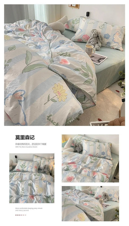 Coquette Charming Cherry Ruffle Bedding Set