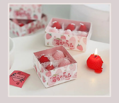 Coquette Strawberry Scented Candle Gift Box