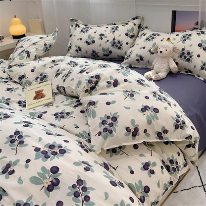 Coquette Soft Enchanted Garden Floral Bedding Set