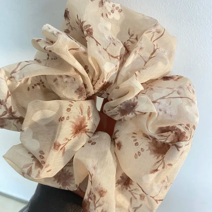 Coquette Vintage Lace Bow Scrunchie