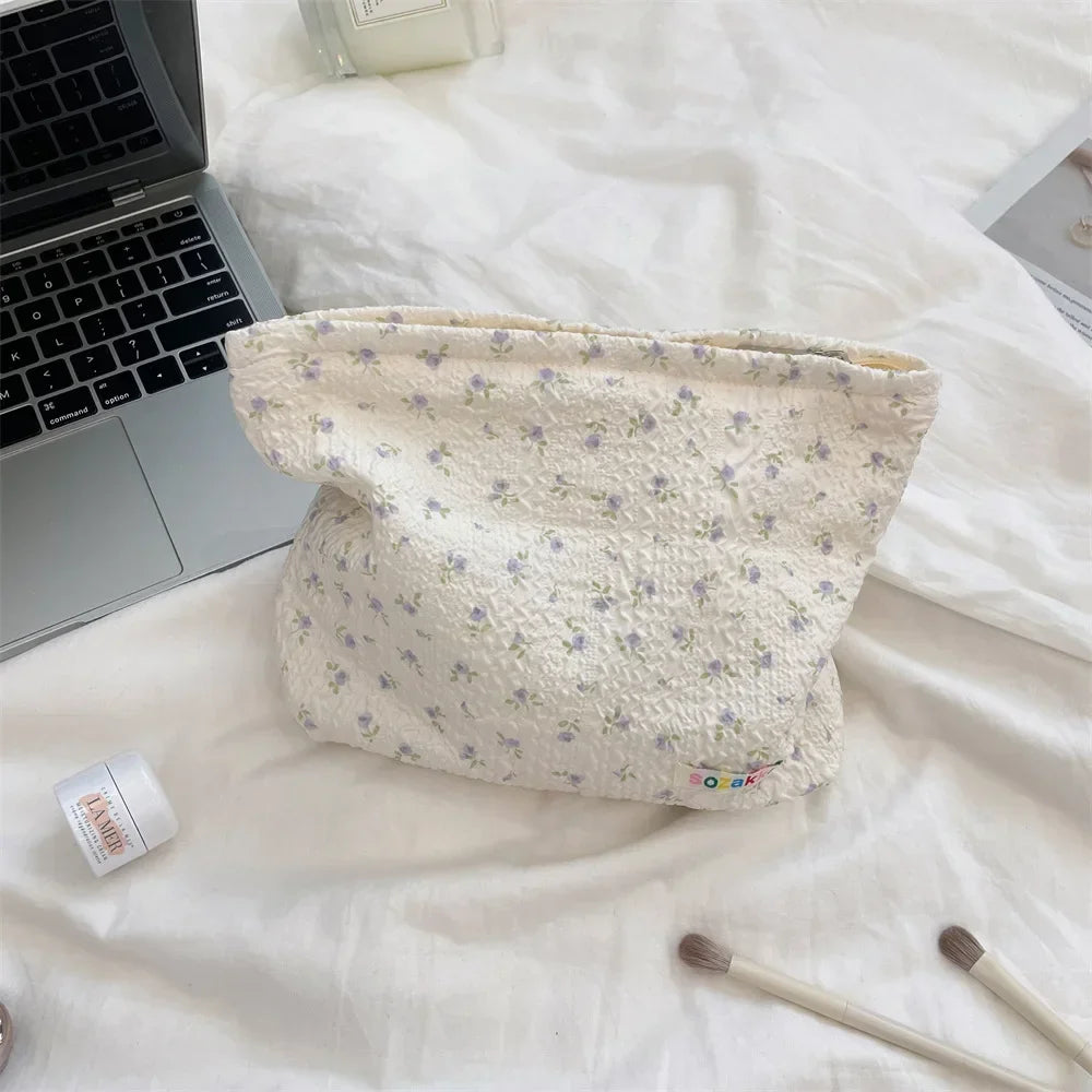 Embossed Cartoon Cosmetic Bag for Women