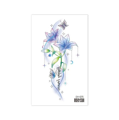 Coquette Twinkle Colorful Temporary Tattoo Sticker