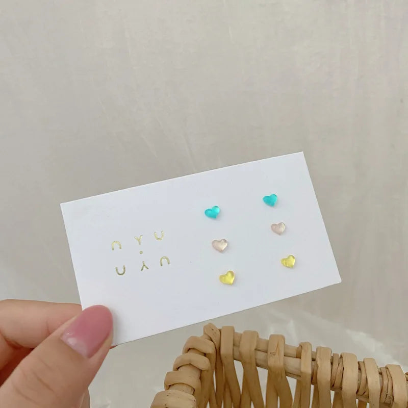 Coquette Blue & Green Butterfly Earrings Set