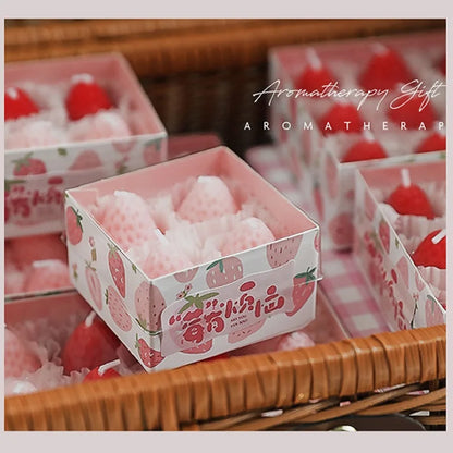 Coquette Strawberry Scented Candle Gift Box