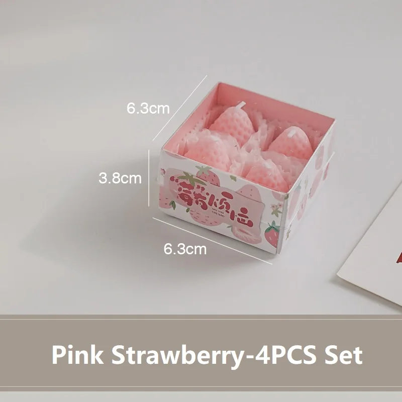 Coquette Strawberry Scented Candle Gift Box
