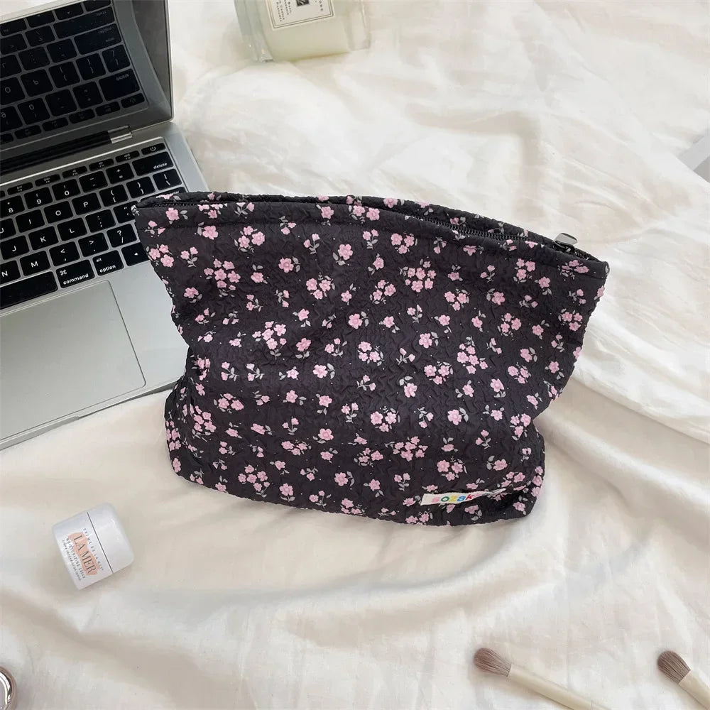 Embossed Cartoon Cosmetic Bag for Women