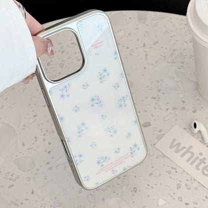 Coquette Serenity Amongst Blue Blossoms Phone Case