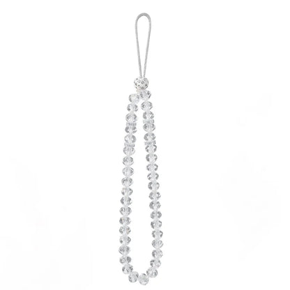 Coquette Cute Crystal Bowknot Pearl Beaded Phone Strap