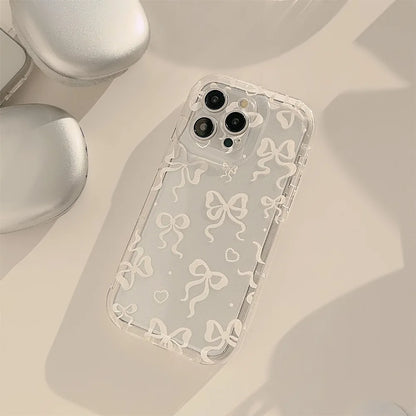 Coquette Colorful Bow Print Phone Case