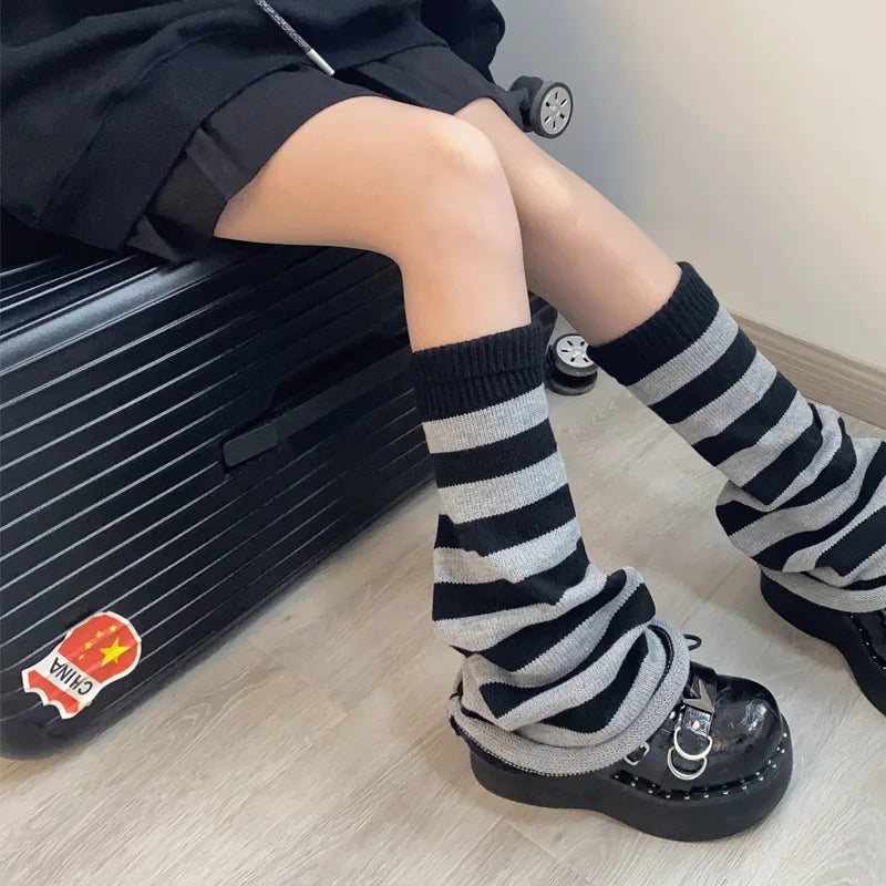 Coquette Lolita Ribbon Knit Leg Warmers