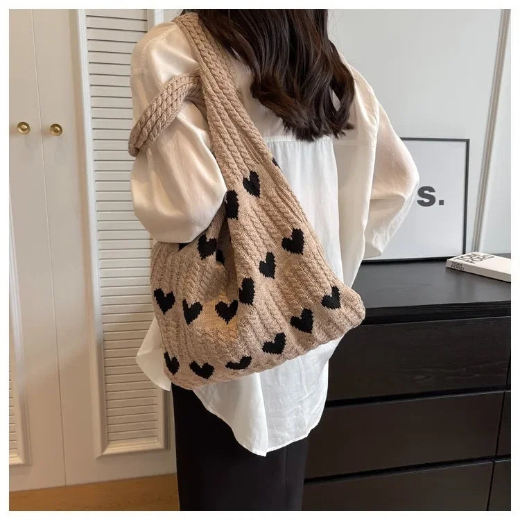 Coquette Love You More Crochet Shopper