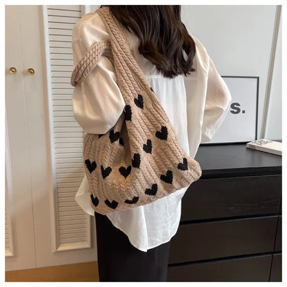 Coquette Love You More Crochet Shopper