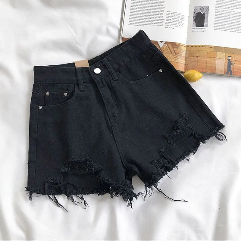 Sweet Summer Ripped Denim Shorts