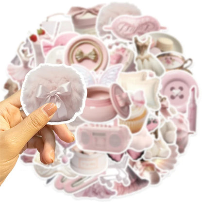 Coquette Aesthetic Kawaii Pink Ballet Stationery Stickers