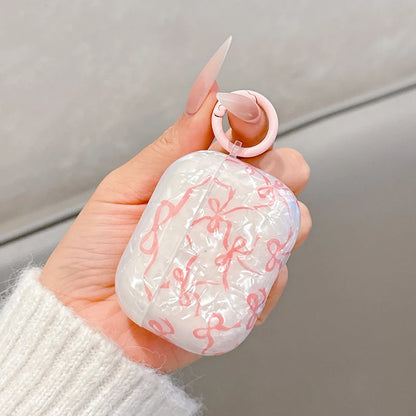 Coquette Pink Bow and Butterfly Charm Case