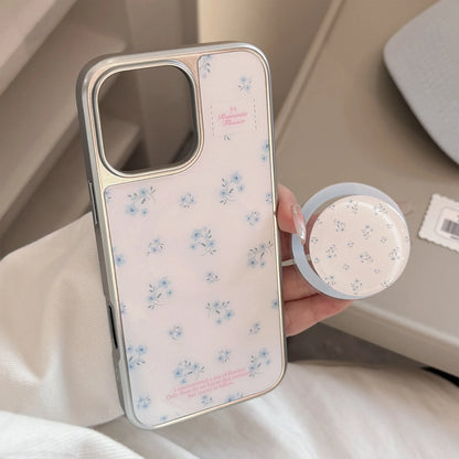 Coquette Serenity Amongst Blue Blossoms Phone Case