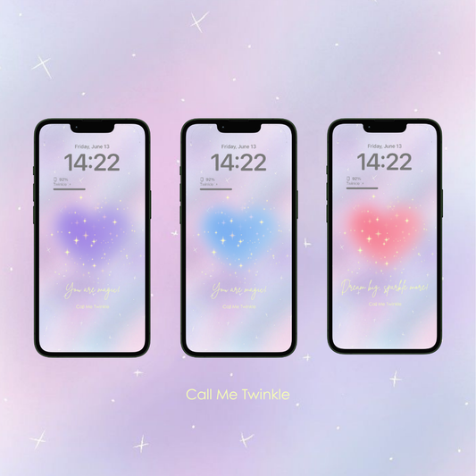 A beautiful set of vibrant pink aesthetic aura wallpapers featuring dreamy gradients and inspirational phrases like "You are magical" and "Dream big, sparkle more." Each design is enriched with soft stars and pastel tones, perfect for adding a whimsical coquette touch to your device.