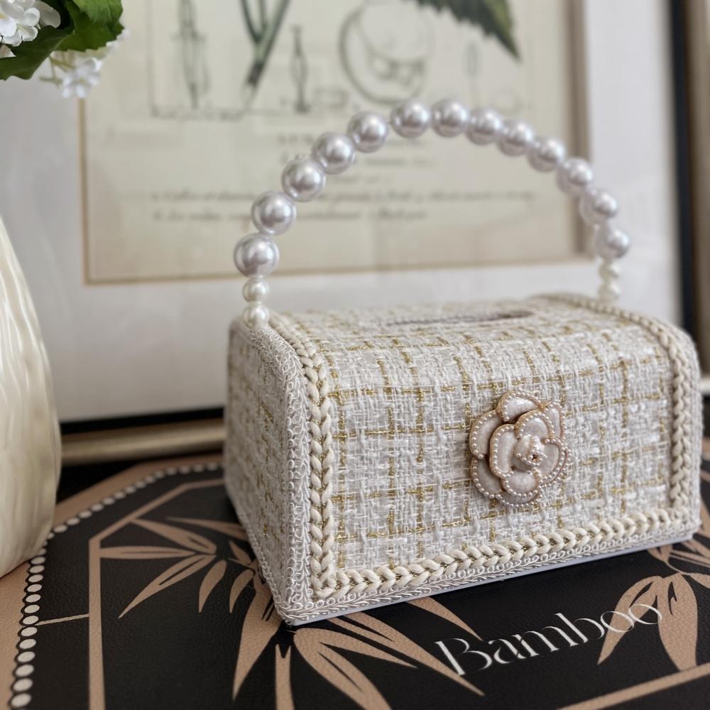 Coquette Luxe Floral Tissue Box