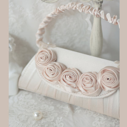 Coquette Ruffled Rose Embrace Bag