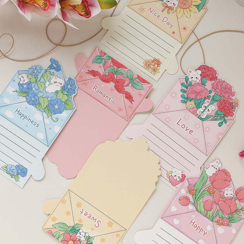 Happy Mail Bringing a Nice Day — Card Set (6PCs)