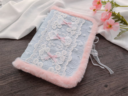 Coquette Velvet Cherry Blossom Love Song Handmade Journal