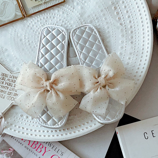 Coquette Where Every Step Twinkles Slippers