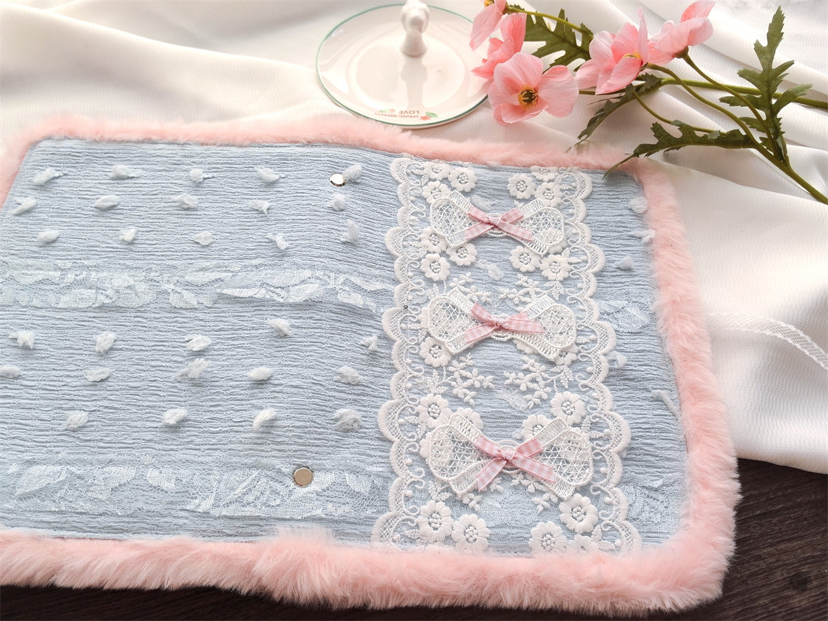 Coquette Velvet Cherry Blossom Love Song Handmade Journal
