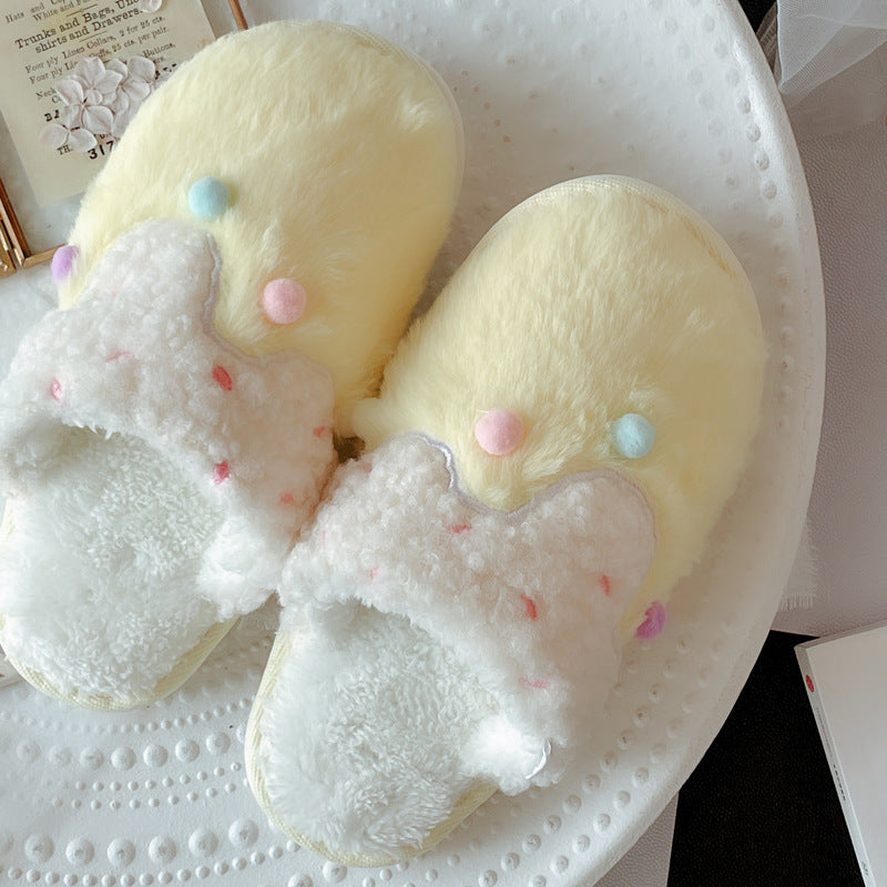 Coquette Where Every Step is a Sweet Bite Slippers