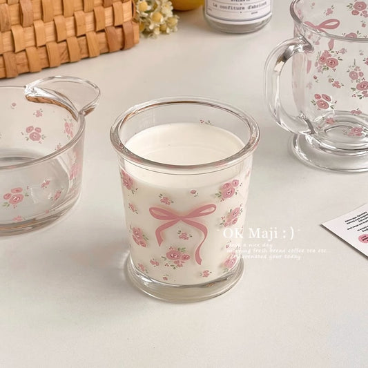 Coquette A Bow Of Rosy Mornings Glass