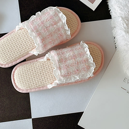 Coquette Sunbeam Wrapped Morning Slippers