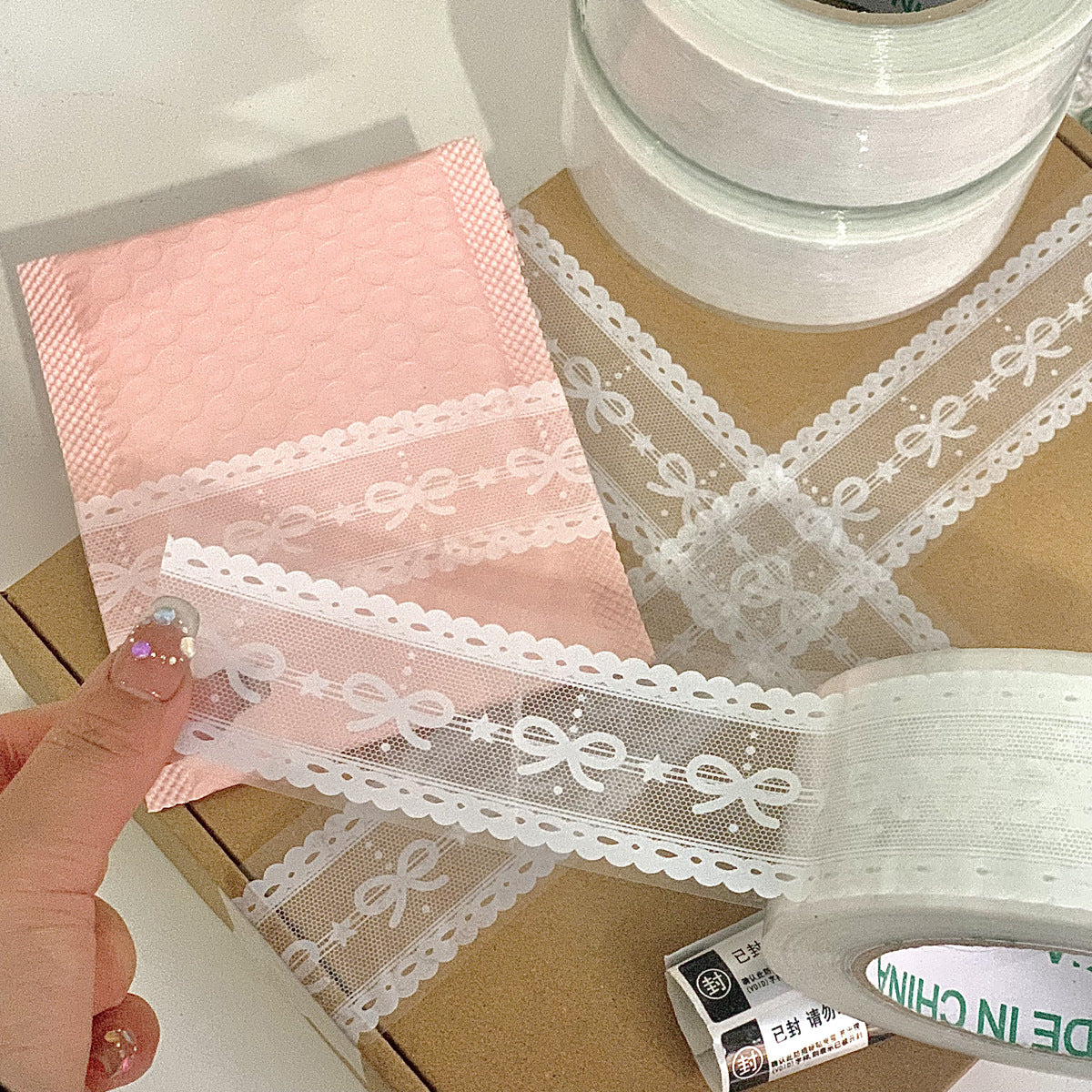 Ballet Style Lace Decorative Transparent Tape — 100M