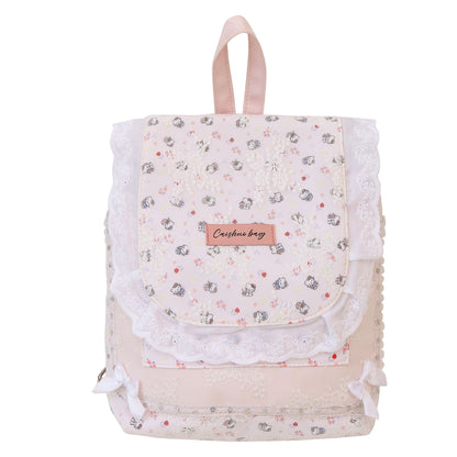 Coquette Lace Petal Daydream Whisper Backpack
