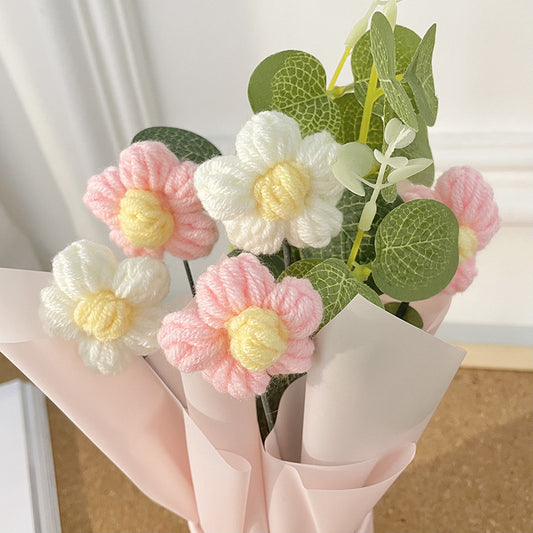 Petals practice a whisper — Yarn Bouquet